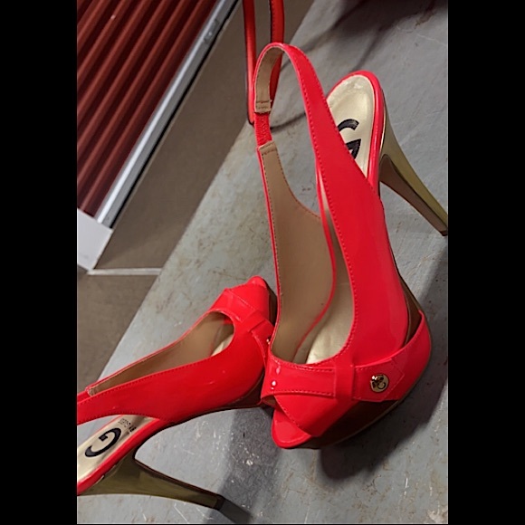 High heels Red GuesS size 5 1/2 - Picture 1 of 5